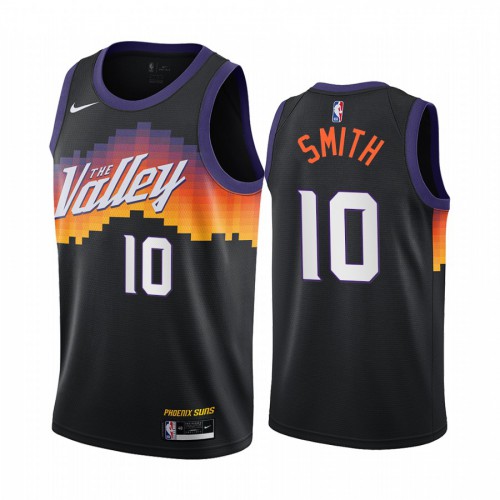 Phoenix Suns #10 Jalen Smith Black Womens Swingman 2020-21 City Edition Jersey Womens