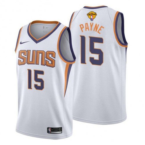 Phoenix Suns #15 Cameron Payne Mens 2021 Finals Bound Swingman Association Edition Jersey White Mens