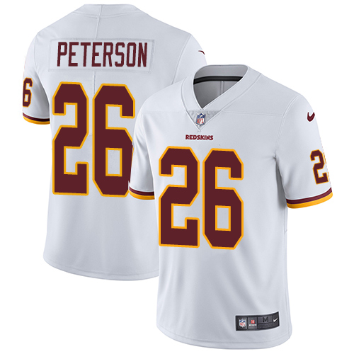 Washington Commanders #26 Adrian Peterson White Youth Stitched Vapor Untouchable Limited Jersey Youth