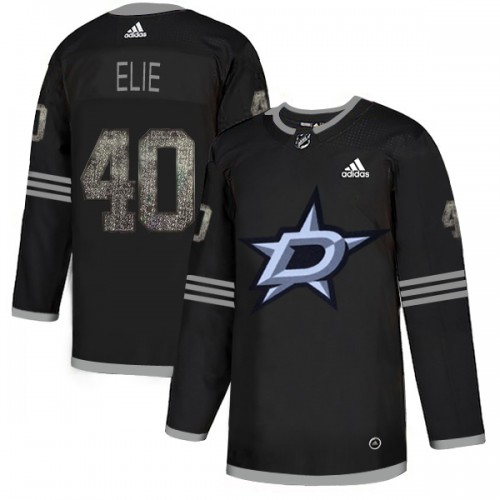 Adidas Dallas Stars #40 Remi Elie Black Authentic Classic Stitched Jersey Men's