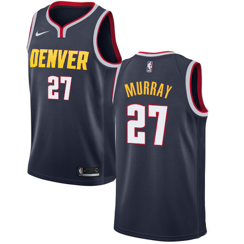 Denver Nuggets #27 Jamal Murray Navy Swingman Icon Edition Jersey Mens