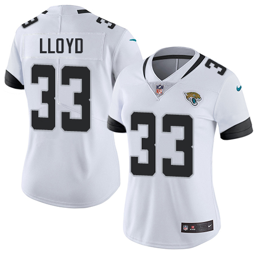 Jaguars #33 Devin Lloyd White Women's Stitched Vapor Untouchable Limited Jersey