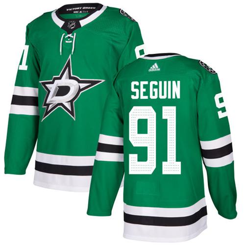 Adidas Dallas Stars #91 Tyler Seguin Green Home Authentic Youth Stitched Jersey Youth