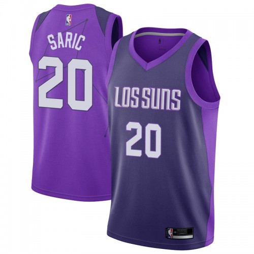 Phoenix Suns #20 Dario Saric Purple Womens Swingman City Edition Jersey Womens