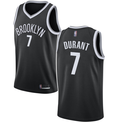 Brooklyn Nets #7 Kevin Durant Black Womens Swingman Icon Edition Jersey Womens