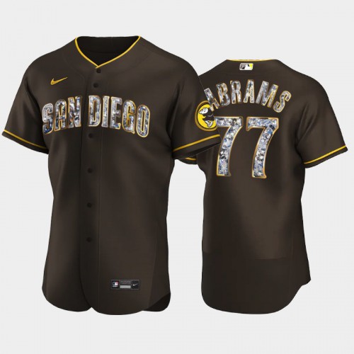 San Diego San Diego Padres #77 C.J. Abrams Men's Diamond Edition Jersey - Brown Men's
