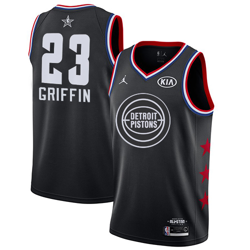 Detroit Pistons #23 Blake Griffin Black Youth Jordan Swingman 2019 All-Star Game Jersey Youth