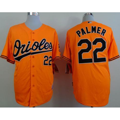 Baltimore Orioles #22 Jim Palmer Orange Cool Base Stitched Jersey Men's