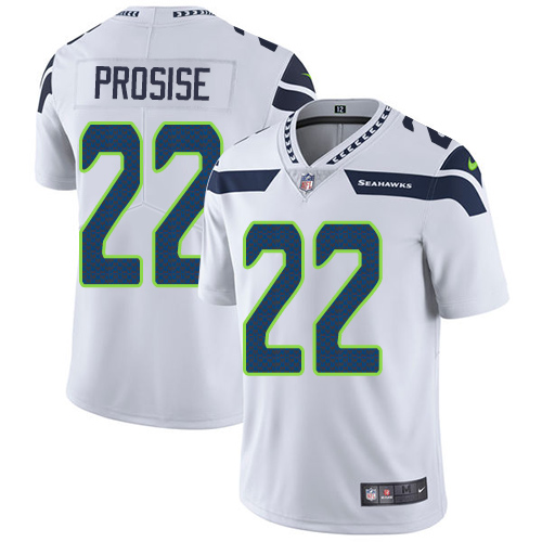 Seattle Seahawks #22 C. J. Prosise White Youth Stitched Vapor Untouchable Limited Jersey Youth