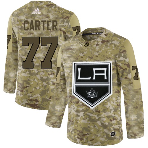 Adidas Los Angeles Kings #77 Jeff Carter Camo Authentic Stitched Jersey Men's