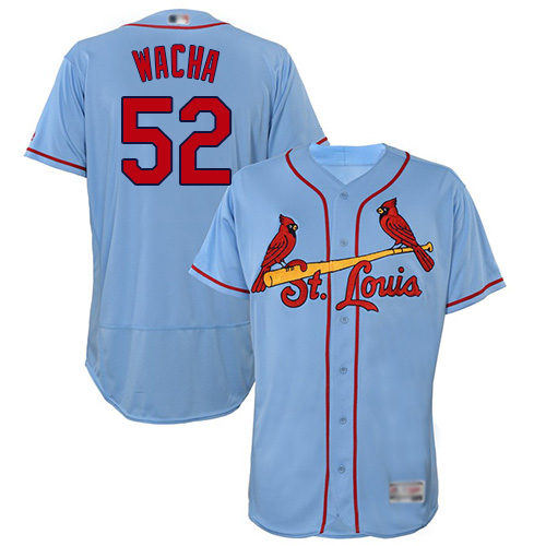 St.Louis Cardinals #52 Michael Wacha Light Blue Flexbase Authentic Collection Stitched Jersey Men's