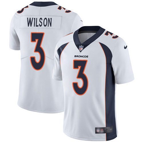 Broncos #3 Russell Wilson White Youth Stitched Vapor Untouchable Limited Jersey