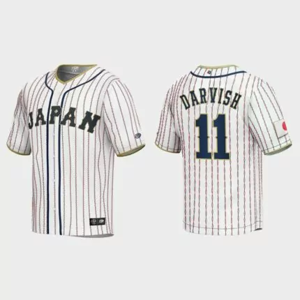 Yu Darvish Japan Baseball 2023 World Baseball Classic Jersey – White