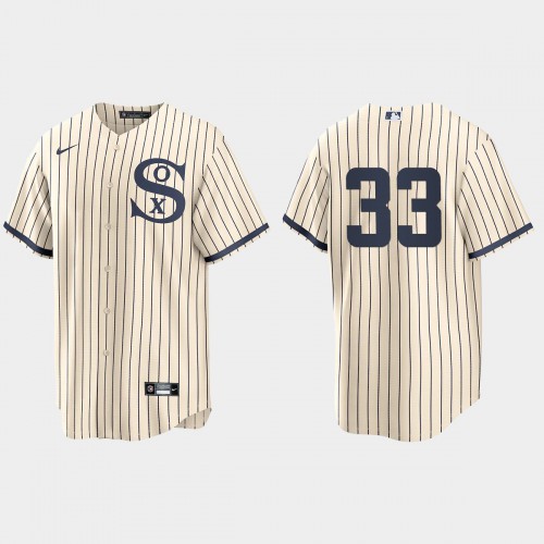Chicago Chicago White Sox #33 Lance Lynn Men's White 2021 Field of Dreams Game Jersey Men's