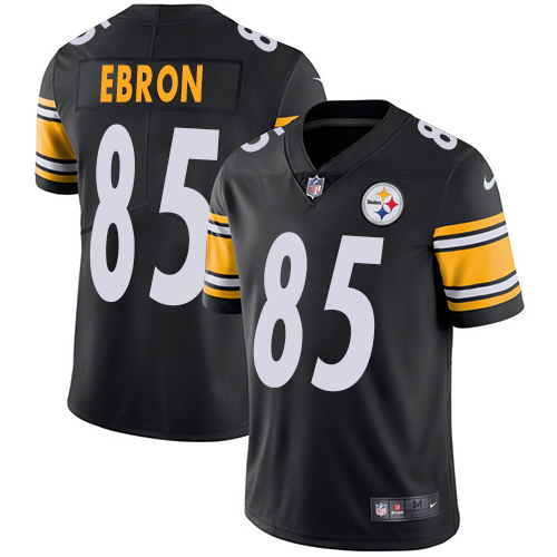 Pittsburgh Steelers #85 Eric Ebron Black Team Color Youth Stitched Vapor Untouchable Limited Jersey Youth