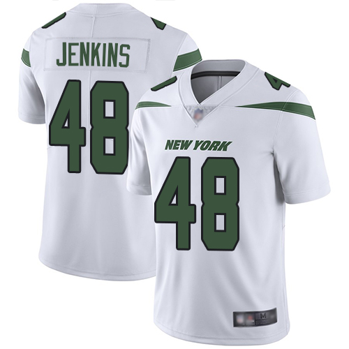 New York Jets #48 Jordan Jenkins White Men's Stitched Vapor Untouchable Limited Jersey Men's