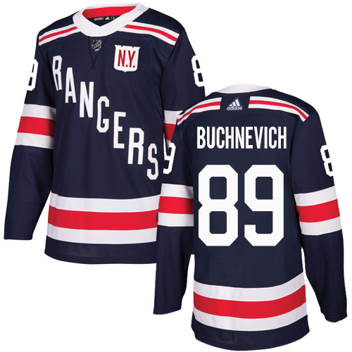 Adidas New York Rangers #89 Pavel Buchnevich Navy Blue Authentic 2018 Winter Classic Stitched Youth Jersey Youth
