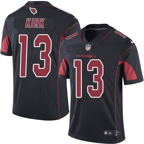 Arizona Cardinals #13 Christian Kirk Black Youth Stitched Limited Rush Jersey Youth