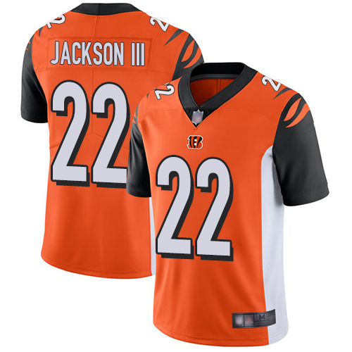 Cincinnati Bengals #22 William Jackson III Orange Alternate Men's Stitched Vapor Untouchable Limited Jersey Men's