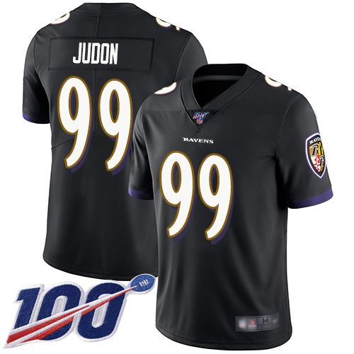 Baltimore Ravens #99 Matthew Judon Black Alternate Men's Stitched 100th Season Vapor Untouchable Limited Jersey Men's