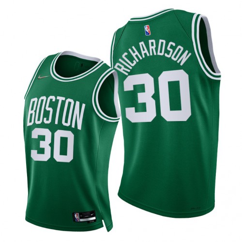 Boston Celtics #30 Josh Richardson Youth 2021-22 75th Diamond Anniversary Jersey Green Youth