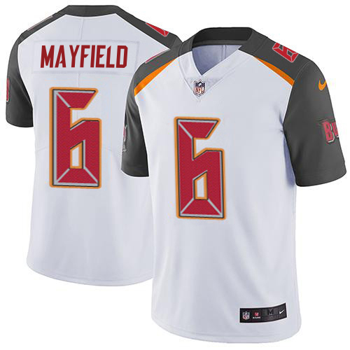Buccaneers #6 Baker Mayfield White Men's Stitched Vapor Untouchable Limited Jersey