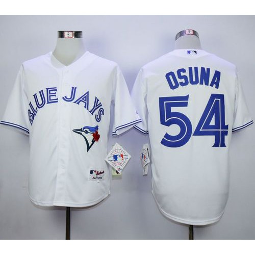 Toronto Blue Jays #54 Roberto Osuna White Cool Base Stitched Jersey Men's