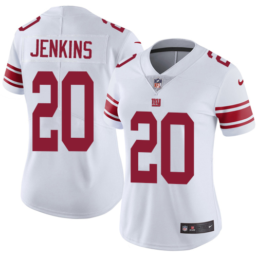 New York Giants #20 Janoris Jenkins White Women's Stitched Vapor Untouchable Limited Jersey Womens