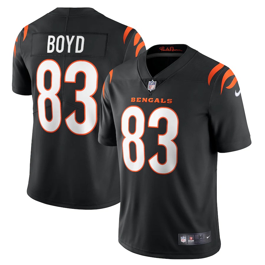 Cincinnati Bengals #83 Tyler Boyd Black Youth Vapor Limited Jersey