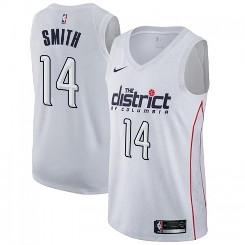 Washington Wizards #14 Ish Smith White Youth Swingman City Edition Jersey Youth