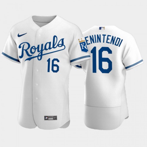 Kansas City Kansas City Royals #16 Andrew Benintendi Men's Game Replica 2022 City Connect White Jersey Men's