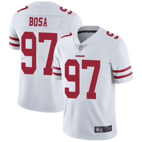 49ers #97 Nick Bosa White Youth Stitched Vapor Untouchable Limited Jersey