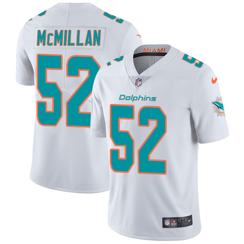 Miami Dolphins #52 Raekwon McMillan White Youth Stitched Vapor Untouchable Limited Jersey Youth