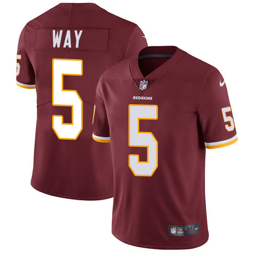 Washington Commanders #5 Tress Way Burgundy Team Color Men's Stitched Vapor Untouchable Limited Jersey Men's