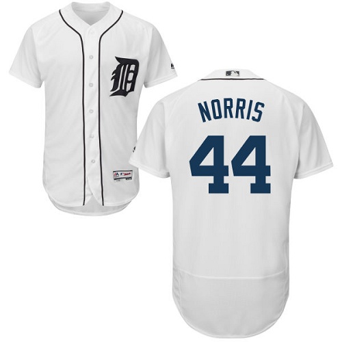 Detroit Tigers #44 Daniel Norris White Flexbase Authentic Collection Stitched Jersey Men's