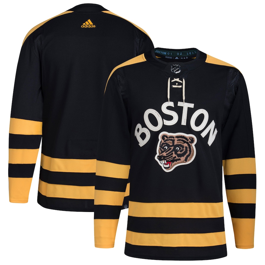Boston Bruins Blank Men's Adidas 2023 Winter Classic Cream Jersey
