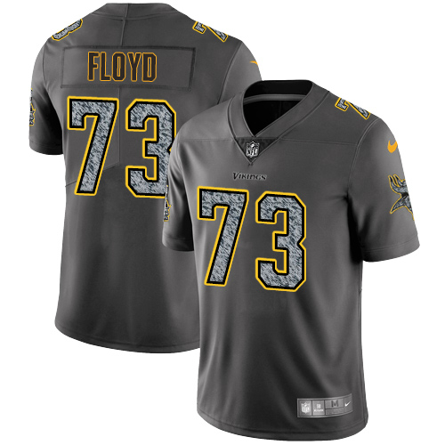Minnesota Vikings #73 Sharrif Floyd Gray Static Men's Stitched Vapor Untouchable Limited Jersey Men's