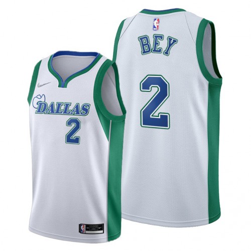 Dallas Dallas Mavericks #2 Tyler Bey Womens 2021-22 City Edition White Jersey Womens