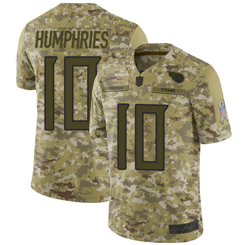 Tennessee Titans #10 Adam Humphries Camo Men's Stitched Limited 2018 Salute To Service Jersey Men's