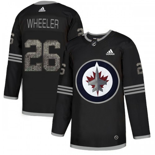 Adidas Winnipeg Jets #26 Blake Wheeler Black Authentic Classic Stitched Jersey Men's