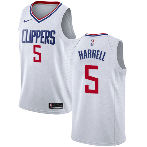 Los Angeles Clippers #5 Montrezl Harrell White Womens Swingman Association Edition Jersey Womens