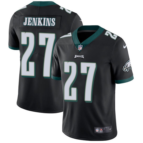 Philadelphia Eagles #27 Malcolm Jenkins Black Alternate Men's Stitched Vapor Untouchable Limited Jersey Men's