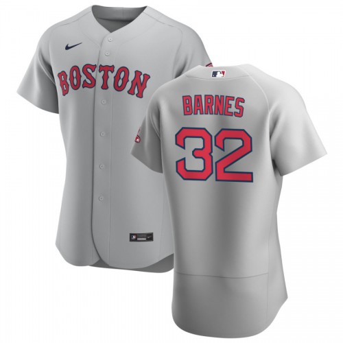 Boston Boston Red Sox #32 Matt Barnes Men's Gray Road 2020 Authentic Team Jersey Men's
