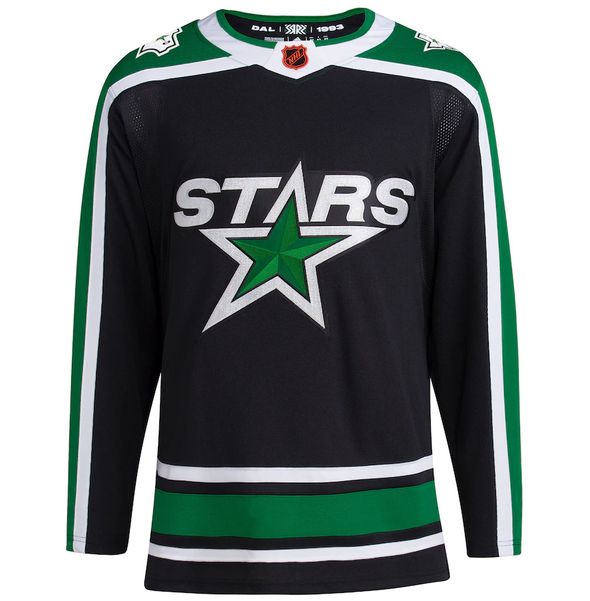 Dallas Stars Blank Men's Adidas Reverse Retro 2.0 Authentic Player Jersey - Black