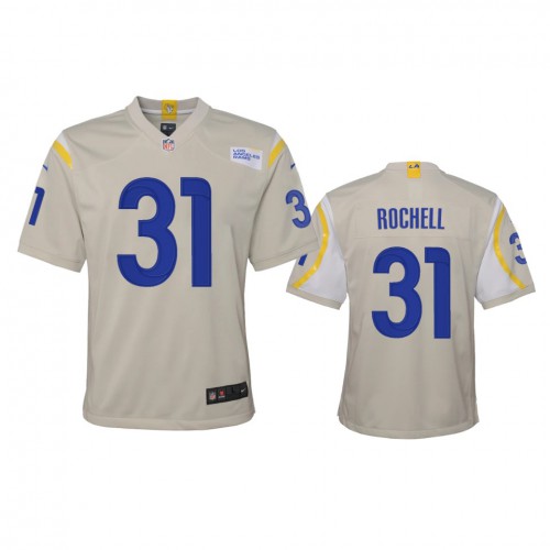 Los Angeles Los Angeles Rams #31 Robert Rochell Youth Game Jersey - Bone Youth