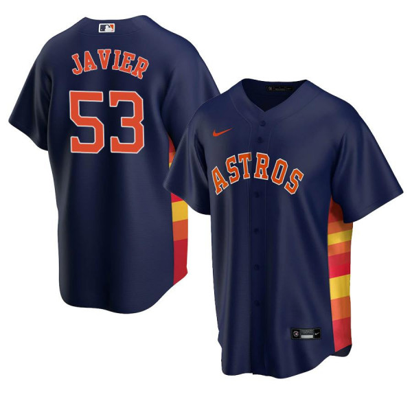 Men's Youth Women's Houston Astros 53 Replica 2020 Navy Alternate Cristian Javier Jersey
