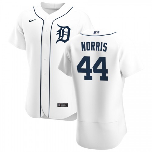 Detroit Detroit Tigers #44 Daniel Norris Men's White Home 2020 Authentic Player Jersey Men's