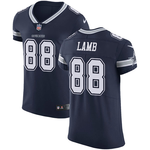 Cowboys #88 CeeDee Lamb Navy Blue Team Color Men's Stitched Vapor Untouchable Elite Jersey
