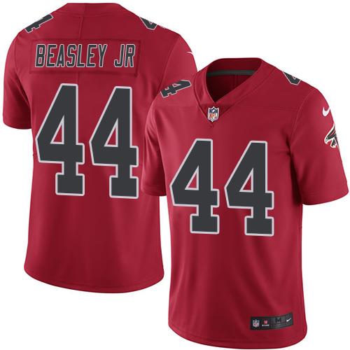 Atlanta Falcons #44 Vic Beasley Jr Red Youth Stitched Limited Rush Jersey Youth