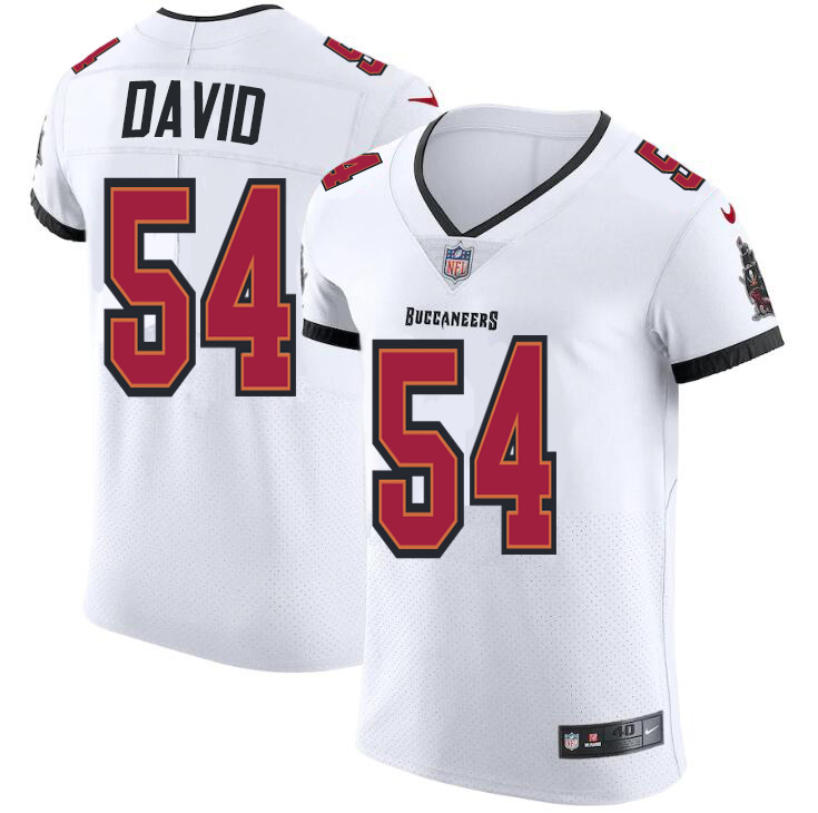 Tampa Bay Buccaneers #54 Lavonte David Men's White Vapor Elite Jersey